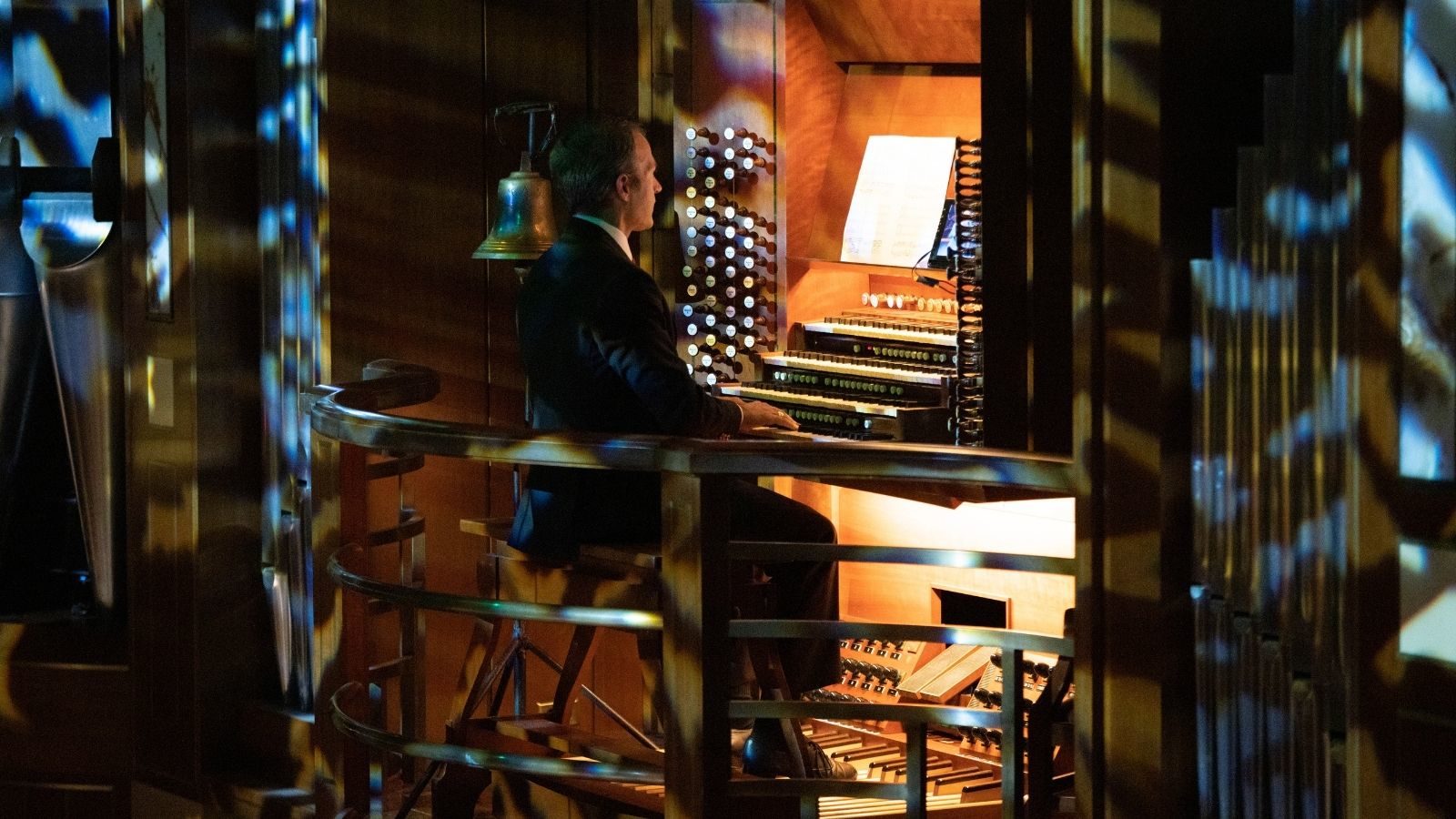 Bradley Hunter Welch performing on the Herman W. & Amelia Lay Family Concert Organ.