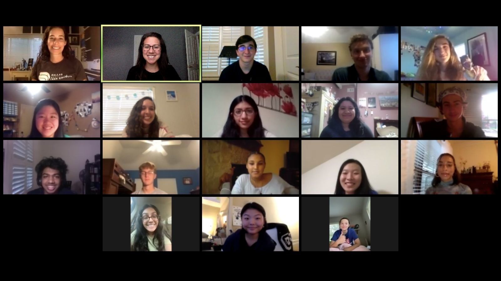 DSO Teen Council Zoom Meeting