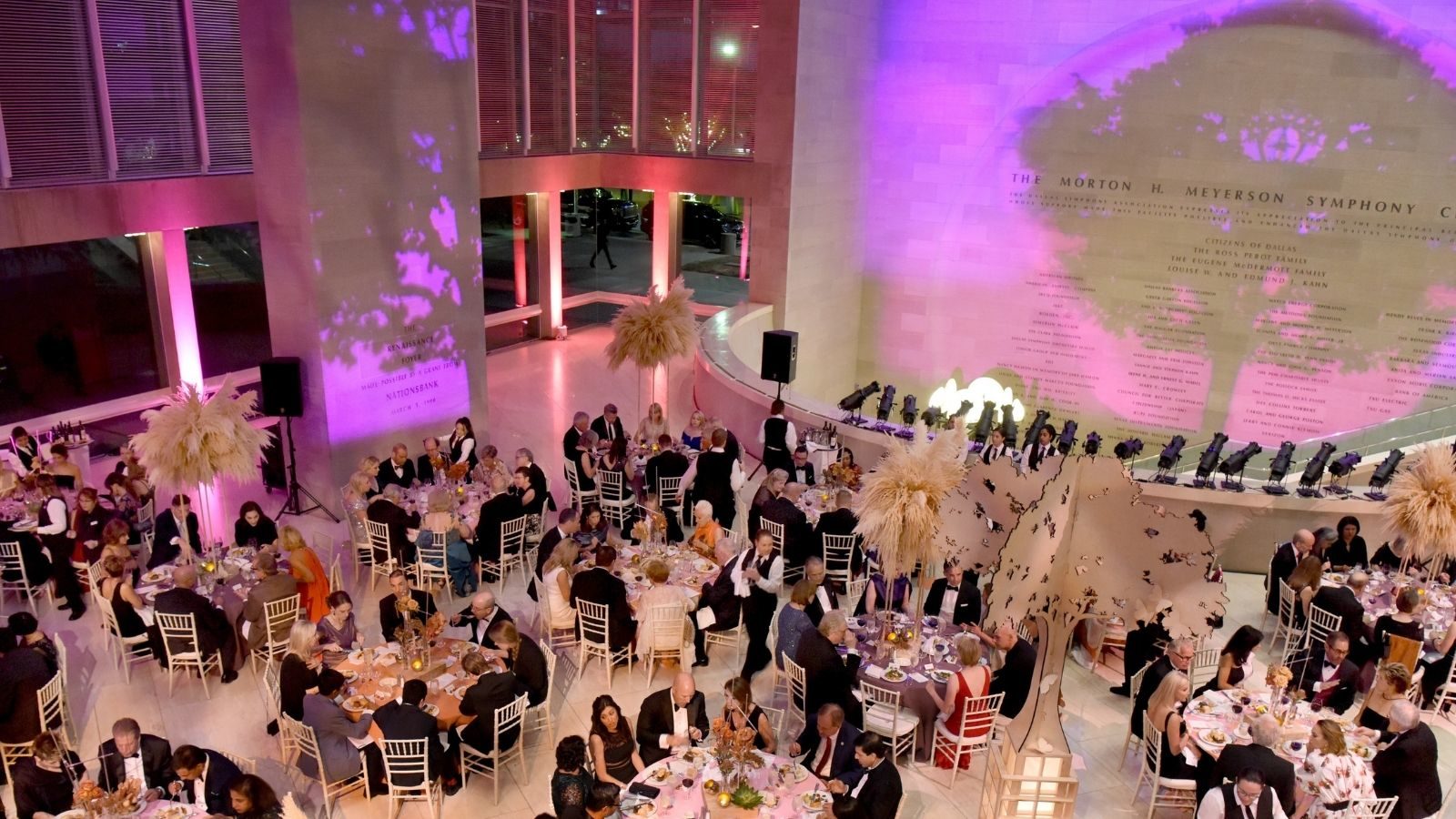 Pre-concert dinner at 2019 DSO Gala
