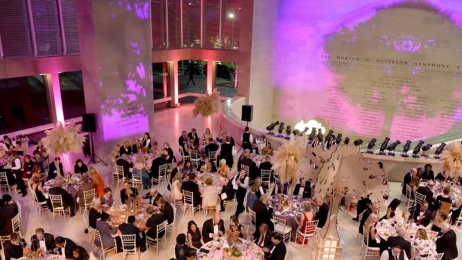 Pre-concert dinner at 2019 DSO Gala