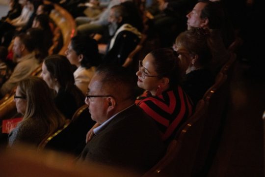 DSO subscribers and patrons enjoying a concert