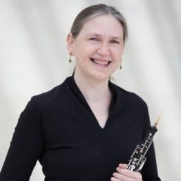 Willa Henigman, directora asociada de la Sinfonía de Oboe de Dallas.