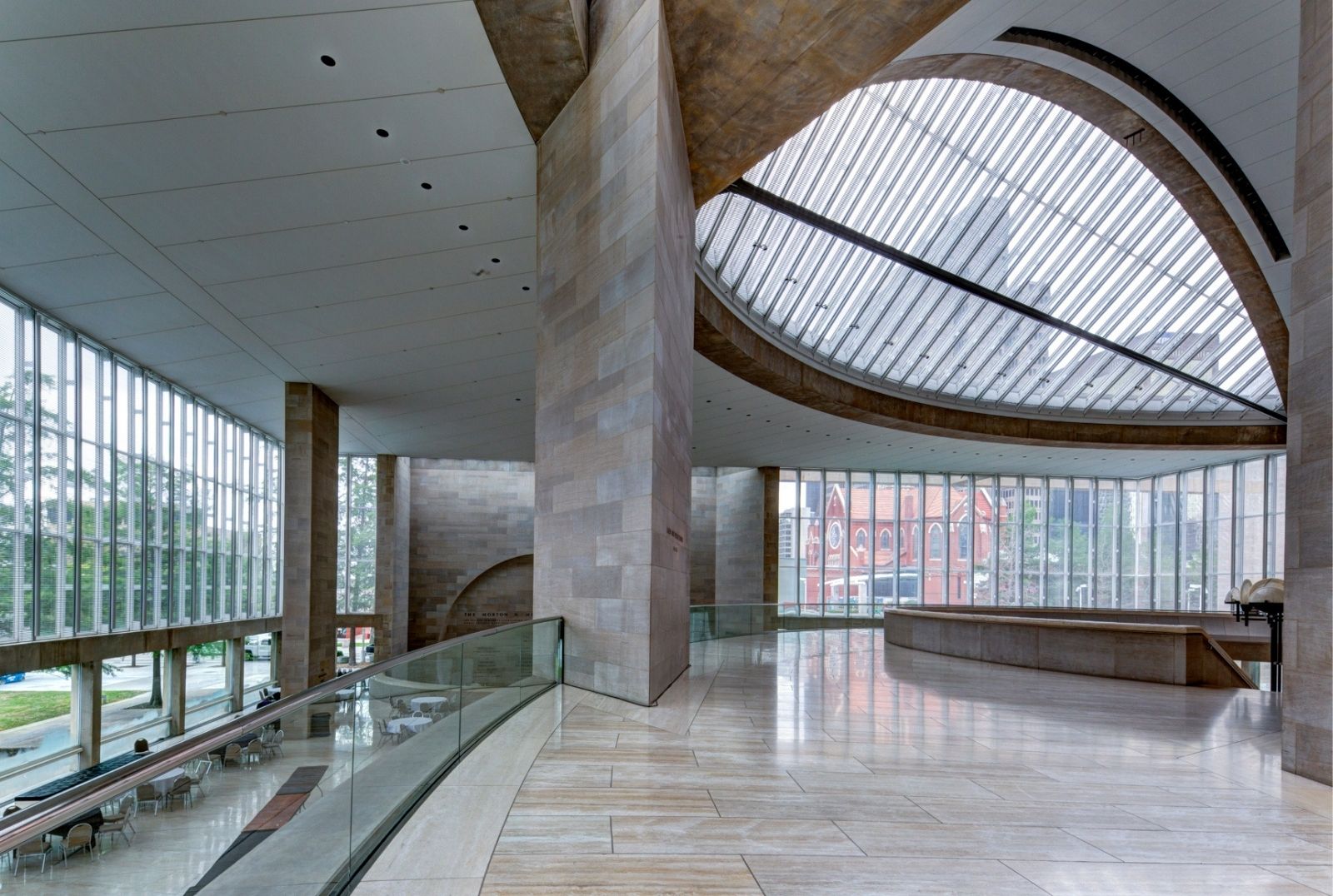 Meyerson loge level area for yoga at the meyerson