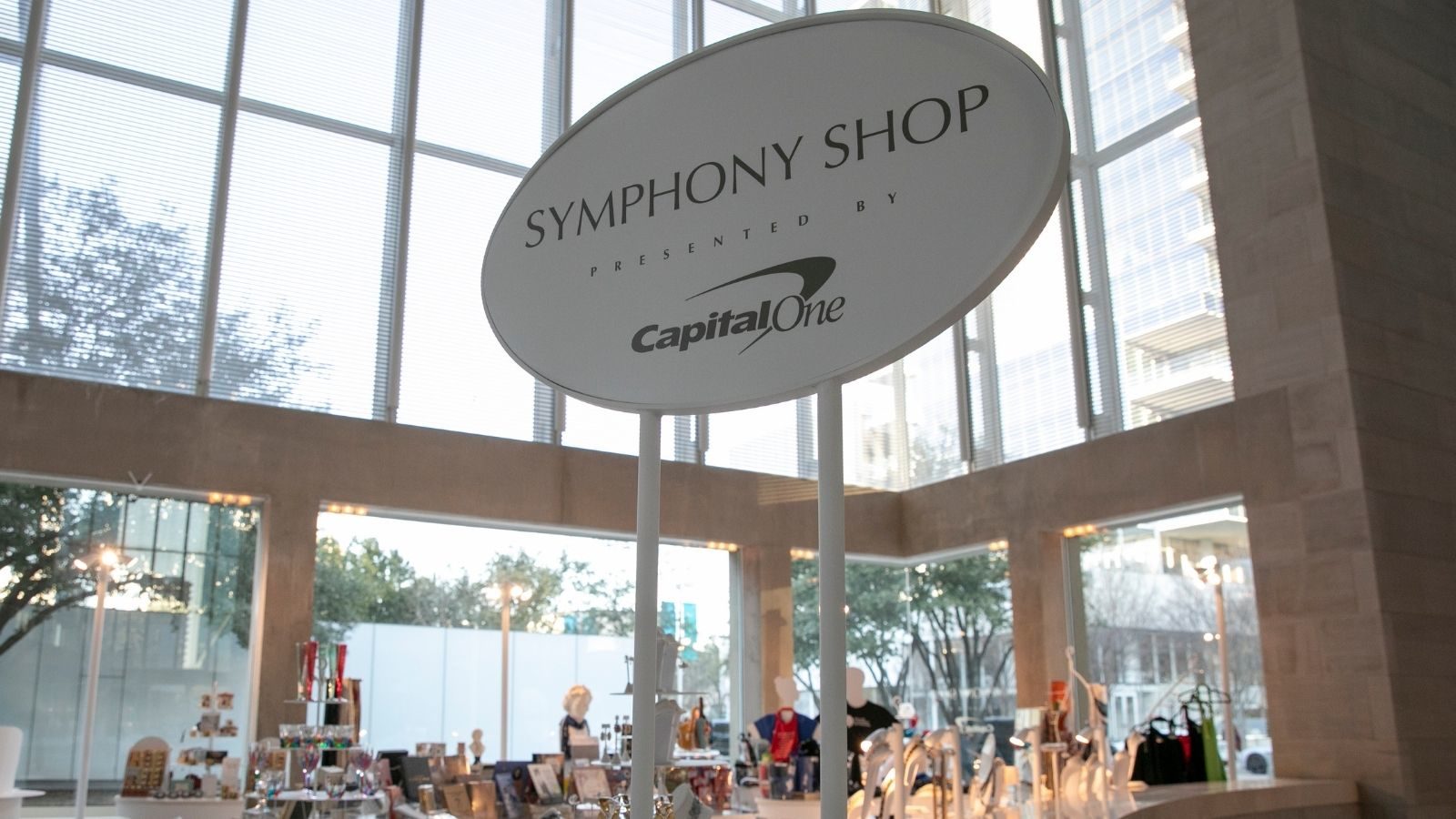 Capital One Symphony Shop Sign